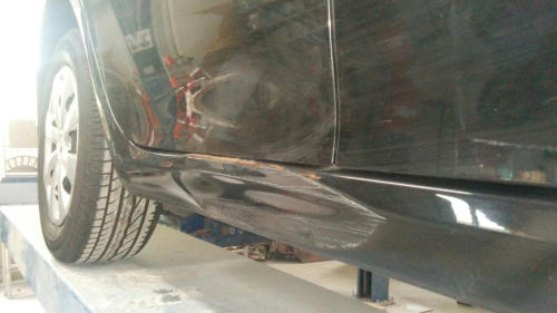 Schaden vor der Reparatur